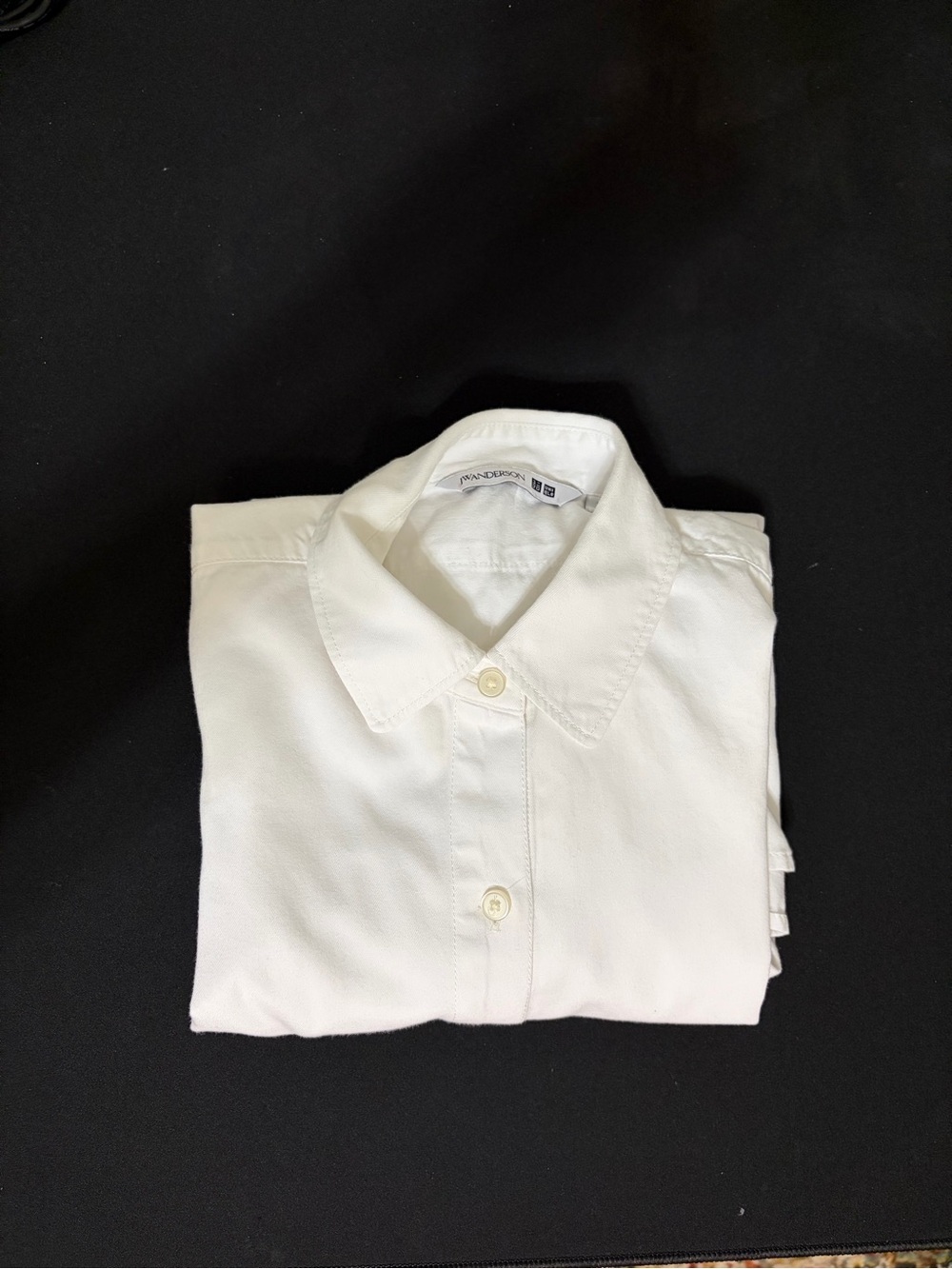 Uniqlo women’s JWAnderson White Button-Down Shirt